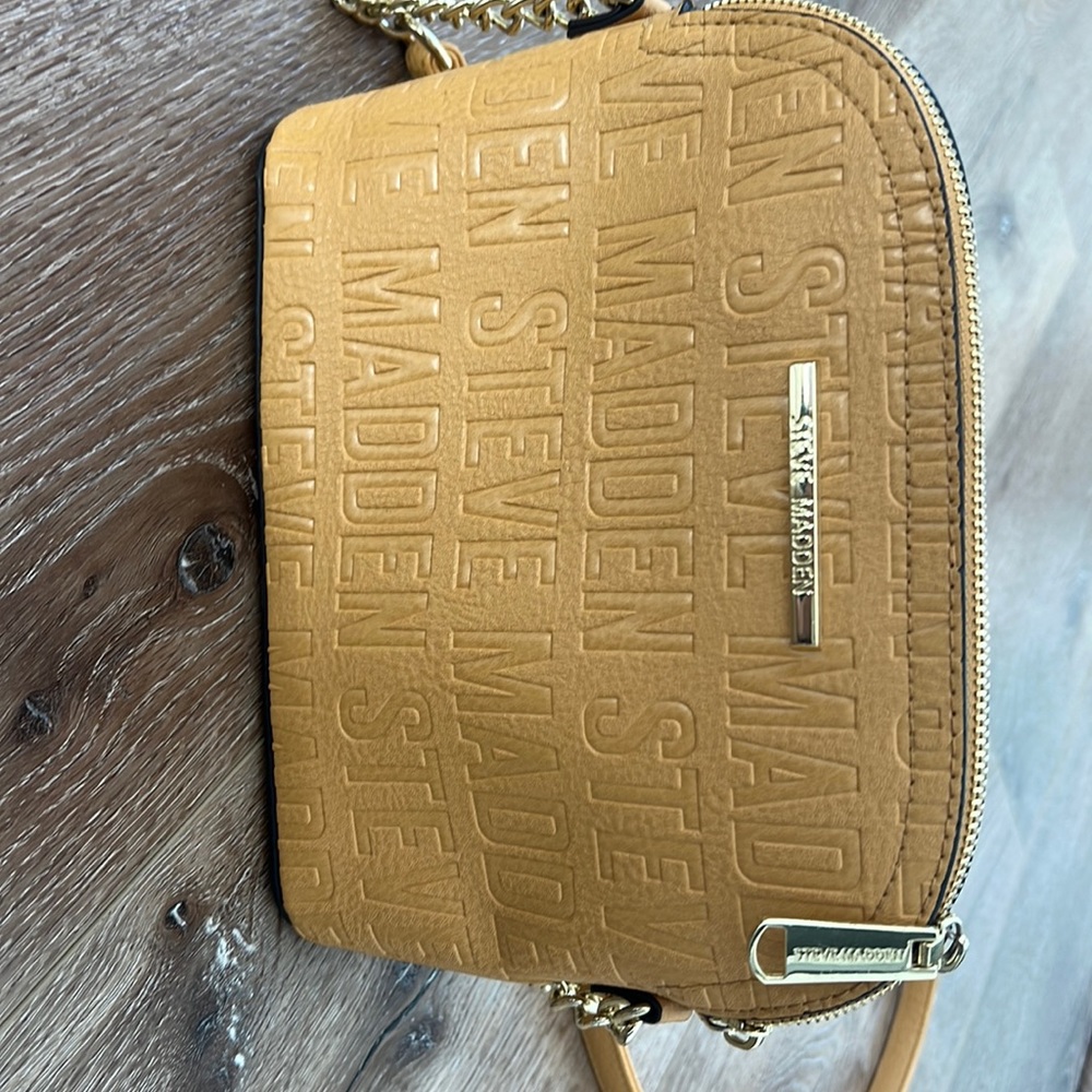 Steve Madden mustard, yellow purse